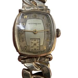 Vintage Wittnauer 10K RGP Gold Watch Swiss Manual Wind Womens Unisex Works